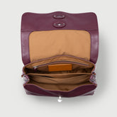 POSTINA® S IN VIOLET AMARENA MODENESE HAMMERED LEATHER | Zanellato