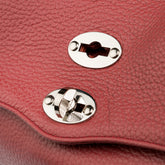 POSTINA® BABY IN RED RADICCHIO DI TREVISO HAMMERED LEATHER | Zanellato