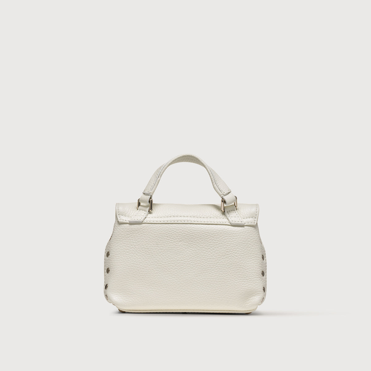 Postina Baby Cactus Leather Top Handle Bag - Blue Soffio di Vetro