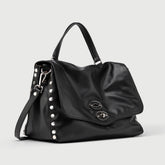 POSTINA® M IN PELLE LISCIA BLACK LAVAGNA | Zanellato