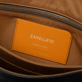 POSTINA® M IN PELLE LISCIA BLACK LAVAGNA | Zanellato