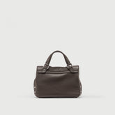 POSTINA® BABY IN BROWN MARENGO SMOOTH LEATHER | Zanellato