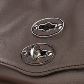 POSTINA® BABY IN BROWN MARENGO SMOOTH LEATHER | Zanellato