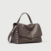 POSTINA® S IN BROWN MARENGO SMOOTH LEATHER - Postina® | Zanellato