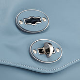 POSTINA® SMALL BAG IN SMOOTH BLUE ZELANTE LEATHER | Zanellato