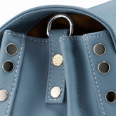 POSTINA® SMALL BAG IN SMOOTH BLUE ZELANTE LEATHER | Zanellato