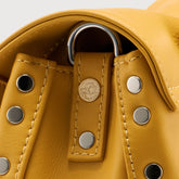 POSTINA® BABY BAG IN SMOOTH YELLOW SOLE LEATHER | Zanellato