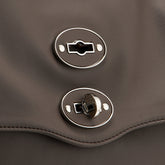 SMALL POSTINA® BAG IN SMOOTH BROWN GIANDUIOTTO LEATHER | Zanellato