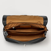 BORSA POSTINA® MEDIUM IN TESSUTO BLACK BELGA | Zanellato