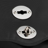 BORSA POSTINA® MEDIUM IN TESSUTO BLACK BELGA | Zanellato