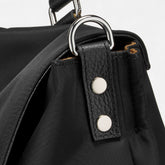 BORSA POSTINA® MEDIUM IN TESSUTO BLACK BELGA | Zanellato
