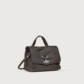 BORSA POSTINA® BABY IN TESSUTO BROWN NOCE DI SORRENTO - Borse in Pelle e Tessuto | Zanellato
