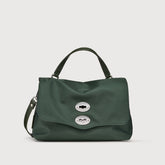 BORSA POSTINA® SMALL IN TESSUTO GREEN COBRA REALE - Borse in Pelle e Tessuto | Zanellato