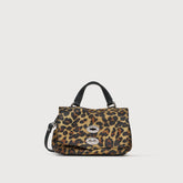 BORSA POSTINA® BABY IN TESSUTO BLACK ZOO - Borse in Pelle e Tessuto | Zanellato