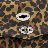 BORSA POSTINA® BABY IN TESSUTO BLACK ZOO | Zanellato