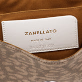BABY POSTINA® BAG IN NUBUCK BEIGE LEOPARDO - Beige Leopardo | Zanellato