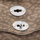 SMALL POSTINA® BAG IN NUBUCK BEIGE LEOPARDO - Beige Leopardo | Zanellato