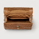 POSTINA® BABY LEATHER BAG IN CACTUS CUOIO ROMANO | Zanellato