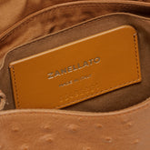 POSTINA® BABY LEATHER BAG IN CACTUS CUOIO ROMANO | Zanellato