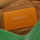POSTINA® BABY LEATHER BAG IN CACTUS GREEN CORTE DEI GRECI | Zanellato