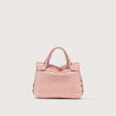 POSTINA® BABY BAG IN CACTUS PINK PANAMA LEATHER | Zanellato