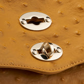 POSTINA® BABY BAG IN CACTUS YELLOW LEATHER FROM THE SICILY BARN | Zanellato