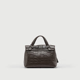POSTINA® BABY IN BROWN ESPRESSO PRINTED LEATHER | Zanellato