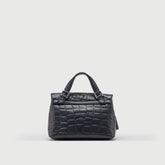 POSTINA® BABY IN BLUE ORIONE PRINTED LEATHER | Zanellato