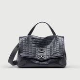 POSTINA® S IN BLUE ORIONE PRINTED LEATHER | Zanellato