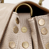 MEDIUM POSTINA® BAG IN NUBUCK BEIGE MALVA - Beige Malva | Zanellato