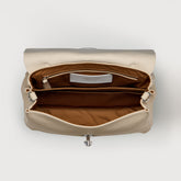 POSTINA® SMALL BAG IN HAMMERED LEATHER WHITE CARRARA | Zanellato