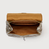 BORSA POSTINA® BABY IN PELLE PLISSETTATA GREEN CACCIATORE - Green Cacciatore | Zanellato