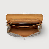 BORSA POSTINA® SMALL IN PELLE PLISSETTATA GREEN CACCIATORE - Green Cacciatore | Zanellato