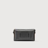 LETTERA® SMALL BAG IN HAMMERED LEATHER BLACK | Zanellato