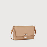 BORSA LETTERA® SMALL IN PELLE MARTELLATA BROWN CANTUCCI - Pochette | Zanellato