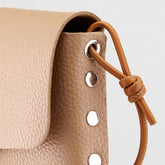 LETTERA® SMALL BAG IN HAMMERED LEATHER BROWN CANTUCCI | Zanellato