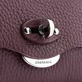 LETTERA® S IN PELLE MARTELLATA VIOLET AMARENA MODENESE | Zanellato