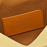 LETTERA® SMALL BAG IN HAMMERED YELLOW ZIBIBBO DI PANTELLERIA LEATHER | Zanellato
