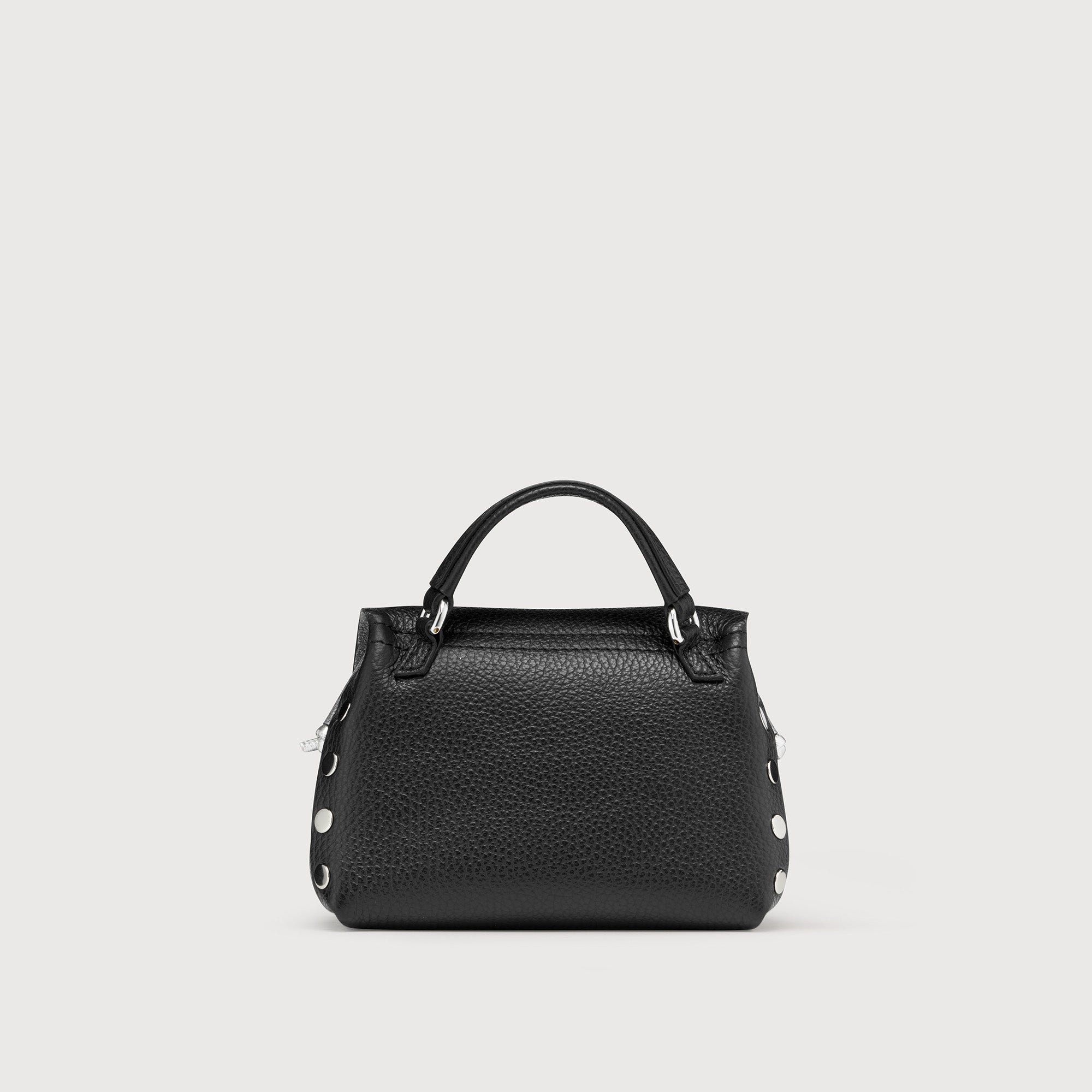 ZANELLATO ポスティーナ SUPER BABY ブラック未使用 POSTINA® SUPER BABY BAG IN HAMMERED LEATHER BLACK BLACK | Zanellato