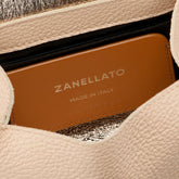 POSTINA® SUPER BABY BAG IN HAMMERED LEATHER PINK DALIA | Zanellato