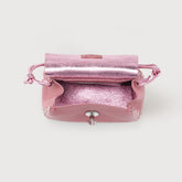 BORSA POSTINA® SUPER BABY IN PELLE MARTELLATA PINK DOGARESSA - Pink Dogaressa | Zanellato