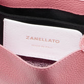 BORSA POSTINA® SUPER BABY IN PELLE MARTELLATA PINK DOGARESSA - Pink Dogaressa | Zanellato