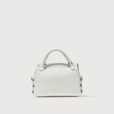 POSTINA® SUPER BABY BAG IN HAMMERED LEATHER WHITE LATTE | Zanellato
