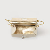 SUPER BABY POSTINA® BAG IN HAMMERED LEATHER WHITE DONNA - White Donna | Zanellato