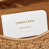 BABY POSTINA® MESSENGER BAG IN TEDDY FUR BROWN TEDDY | Zanellato