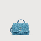 BORSA POSTINA® BABY IN TESSUTO TEDDY BLUE CELESTINO - blue celestino | Zanellato