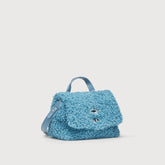 BORSA POSTINA® BABY IN TESSUTO TEDDY BLUE CELESTINO - Postina® | Zanellato