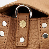 POSTINA® BABY BAG IN HAMMERED LEATHER BROWN AMARETTO | Zanellato