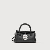 BORSA DOTTA® BABY IN PELLE MARTELLATA BLACK NERO - Dotta® | Zanellato