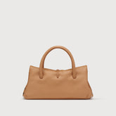 SMALL DOTTA® BAG IN TUMBLED LEATHER BROWN AMARETTO | Zanellato